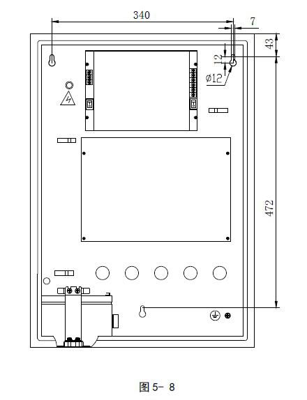 GST-QKP04、GST-QKP04/2氣體滅火控制器安裝示意圖